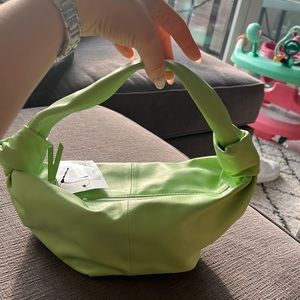 Bottega Veneta mint double knot bag.